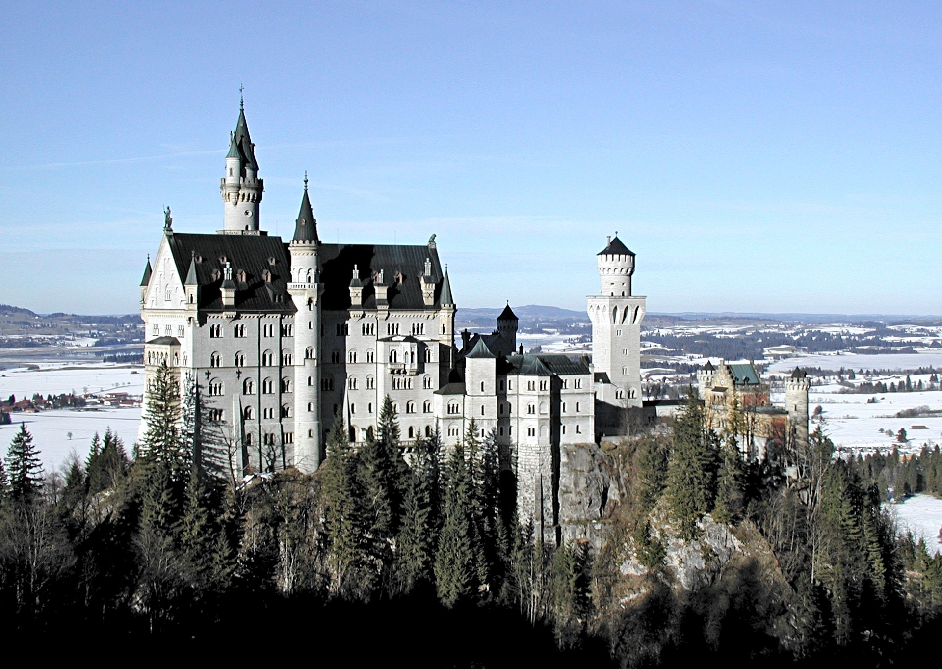 Schloss in Landschaft