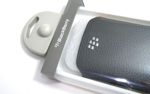 Sicherungsetiketten auf Blackberry